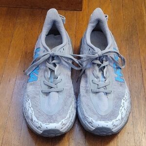 Hoka Speedgoat 6, Women's 9 WIDE , Blue & Gray